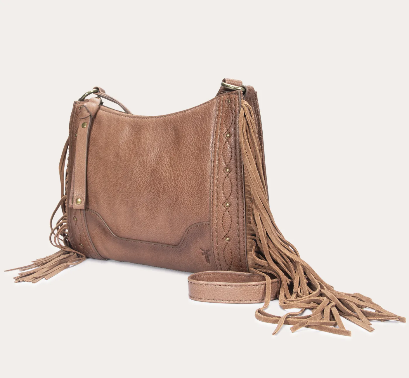 Outlet Frye Ava Fringe Crossbody Cognac