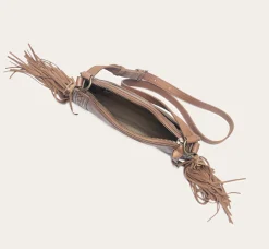Outlet Frye Ava Fringe Crossbody Cognac