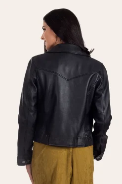 Hot Frye Biker Jacket Black