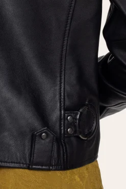 Hot Frye Biker Jacket Black