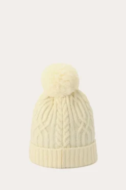 Outlet Frye Cable Beanie With Self Pom