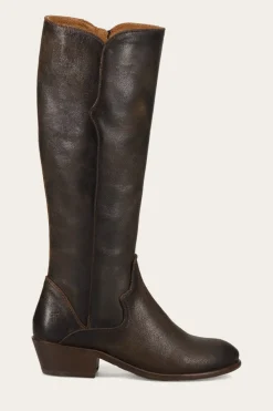 Frye Carson Piping Tall Wide Calf