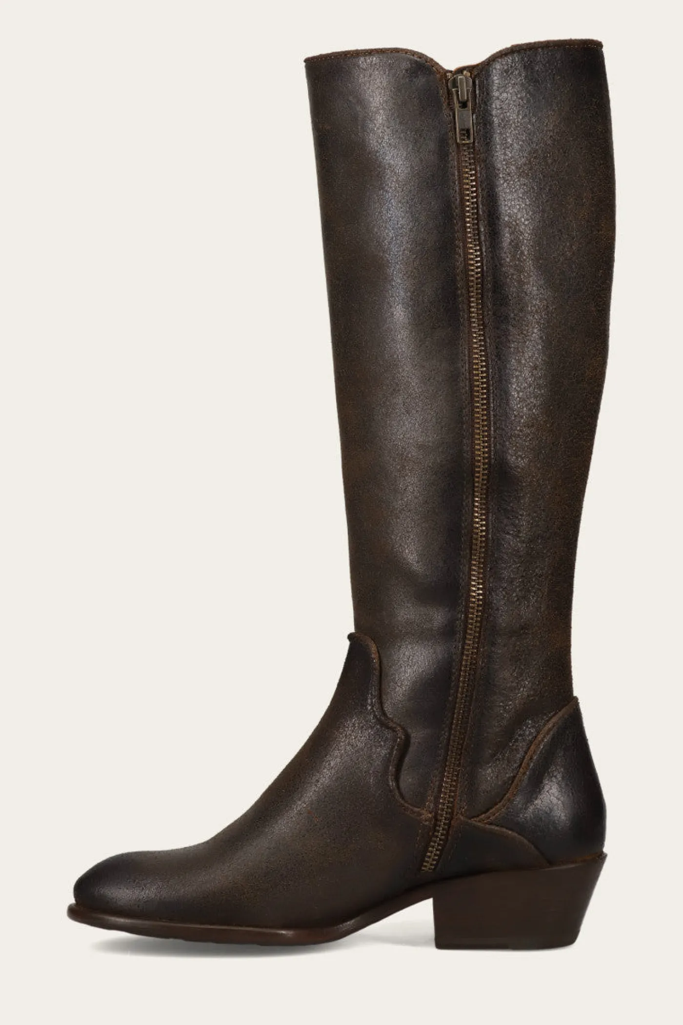 Frye Carson Piping Tall Wide Calf