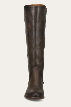 Frye Carson Piping Tall Wide Calf