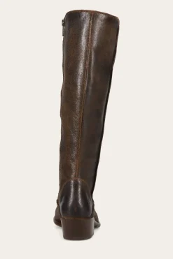 Frye Carson Piping Tall Wide Calf