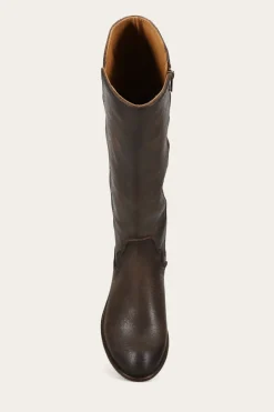 Frye Carson Piping Tall Wide Calf