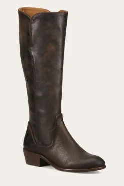 Frye Carson Piping Tall Wide Calf
