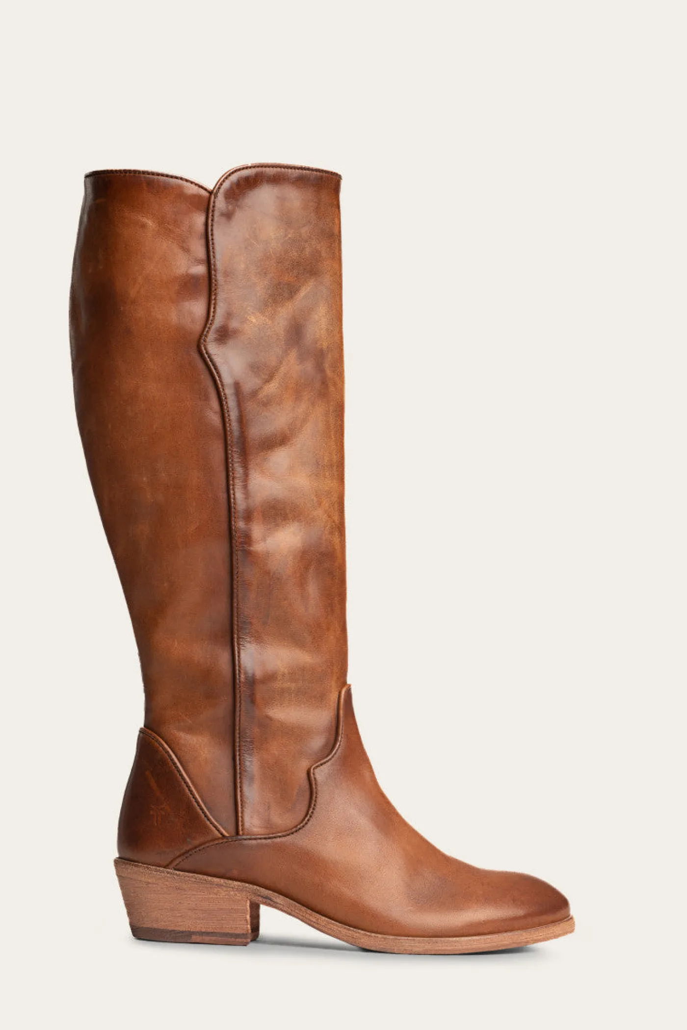 Frye Carson Piping Tall Wide Calf
