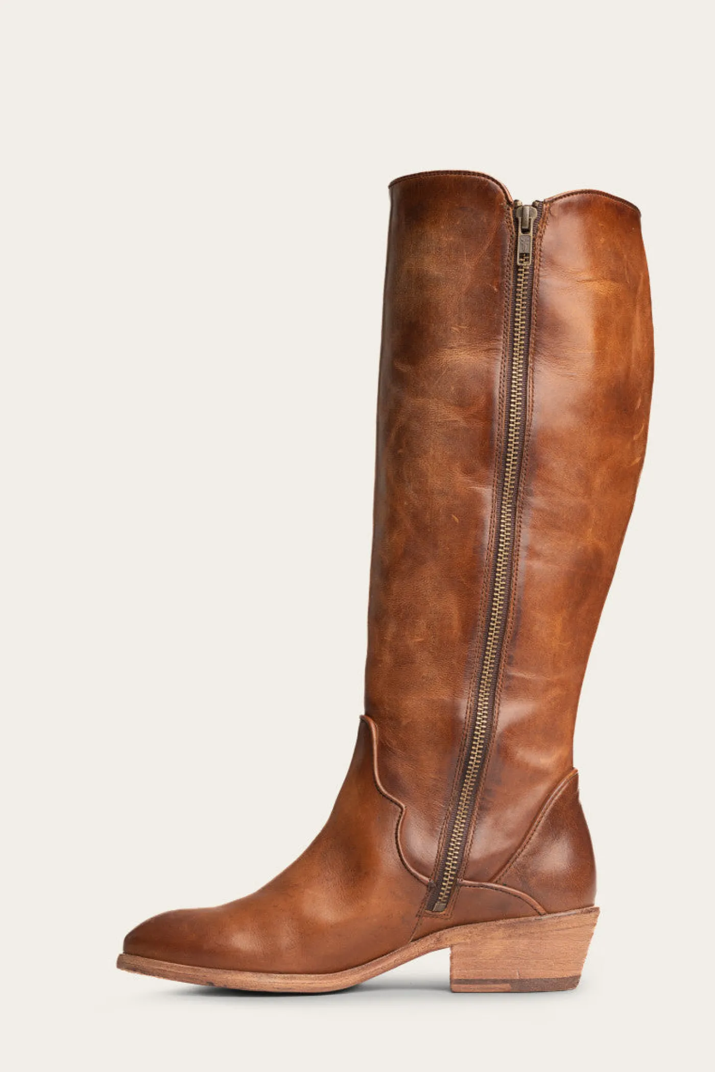 Frye Carson Piping Tall Wide Calf