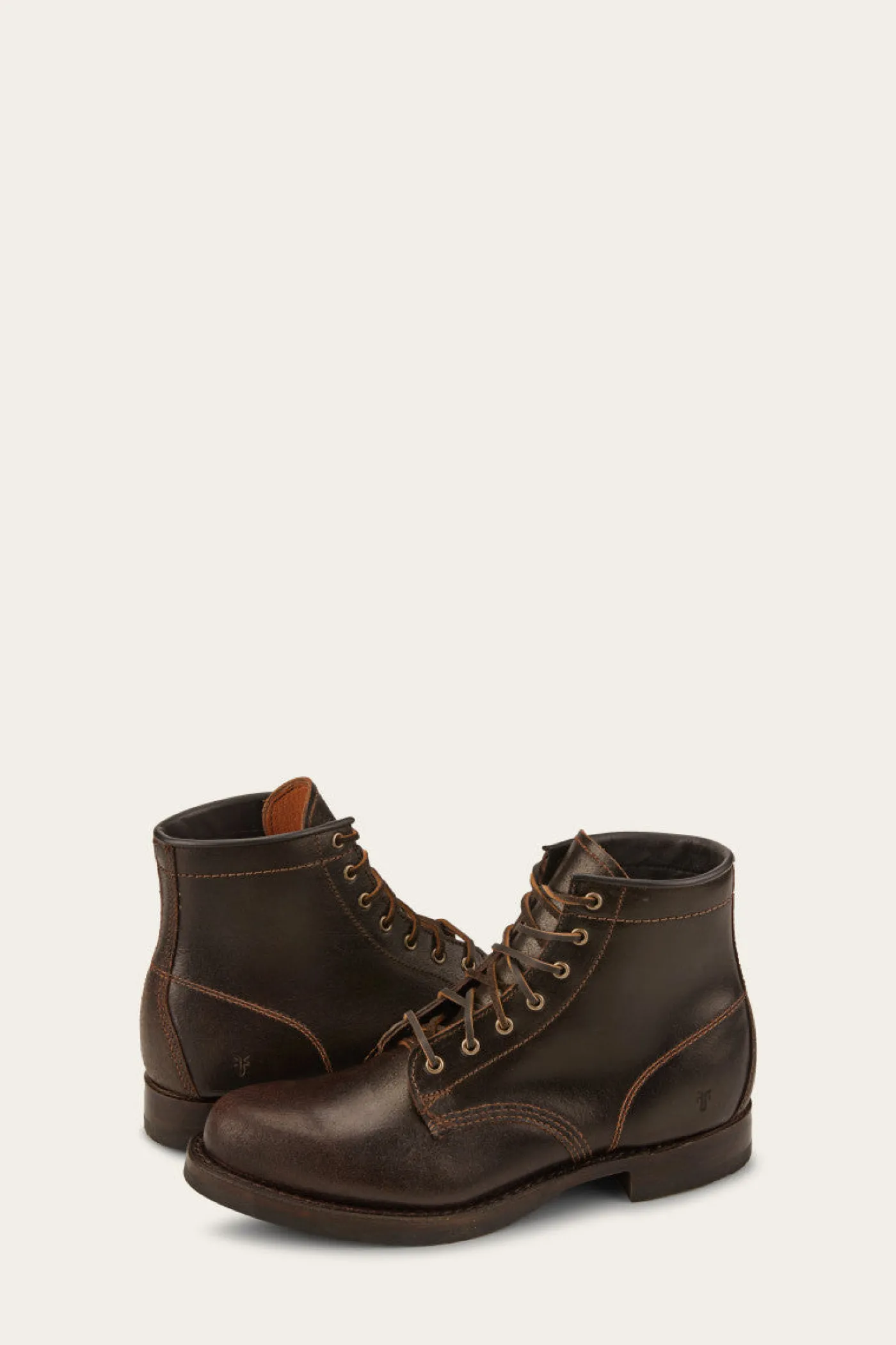 Discount Frye John Addison Lace Up Brown