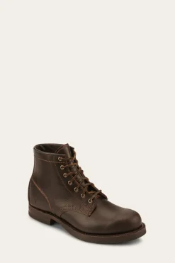 Discount Frye John Addison Lace Up Brown