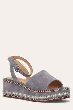 Sale Frye Joy Ankle Strap Platform Sandal