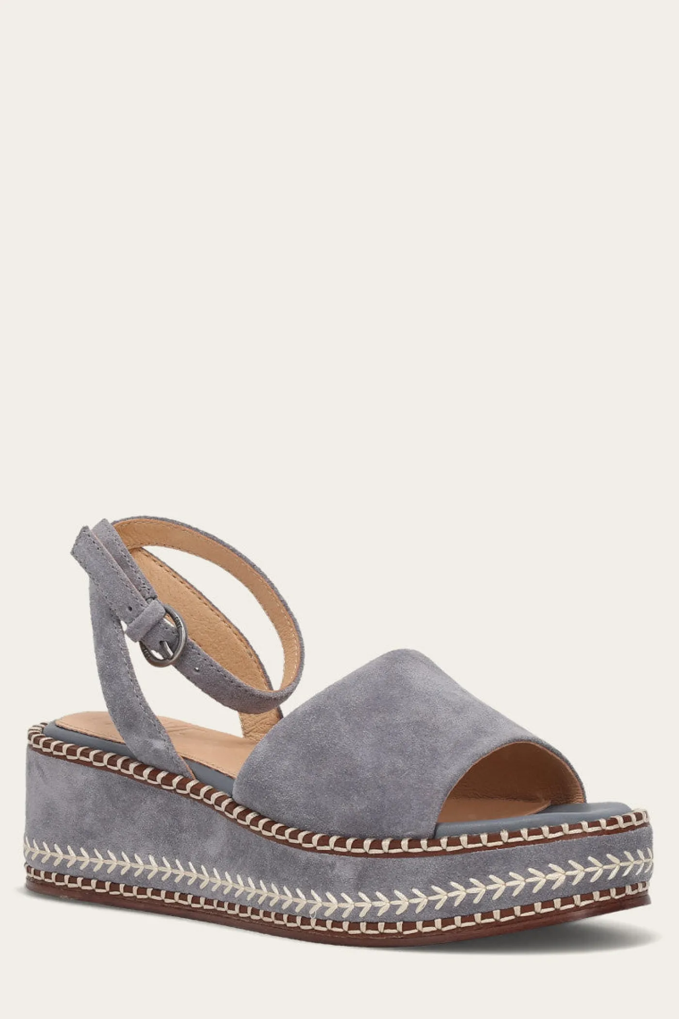 Sale Frye Joy Ankle Strap Platform Sandal
