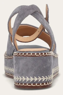 Sale Frye Joy Ankle Strap Platform Sandal