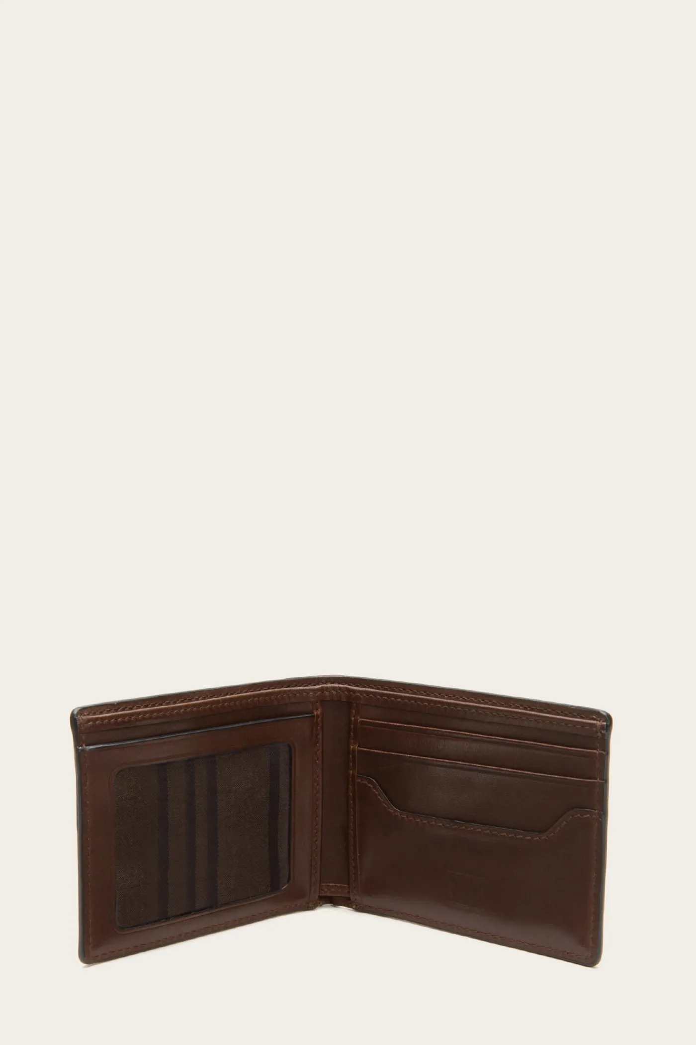 Hot Frye Logan Slim Id Billfold Dark Brown