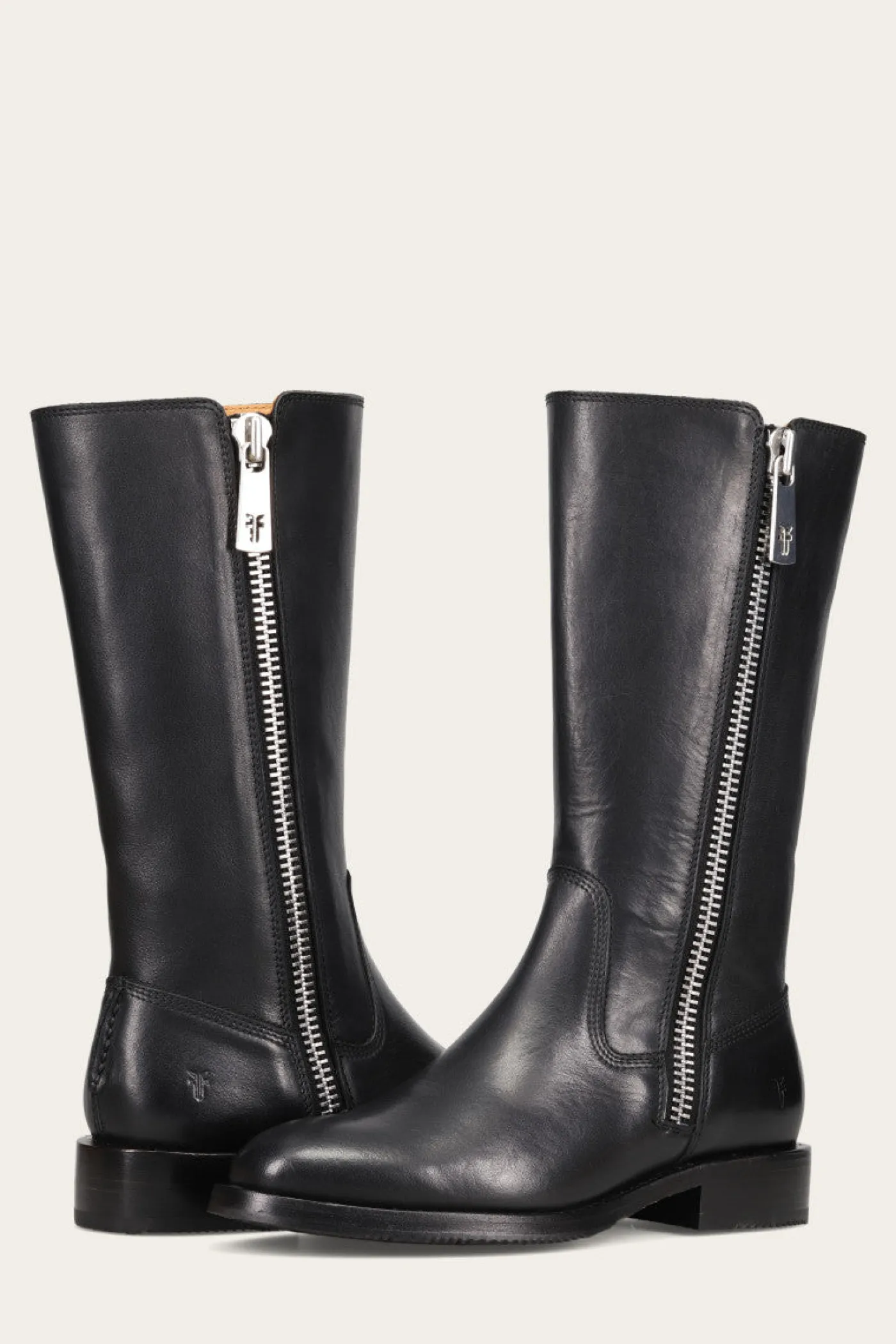 Sale Frye Madison Heavy Zip Tall Black