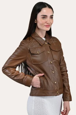 Best Frye Trucker Jacket Medium Brown