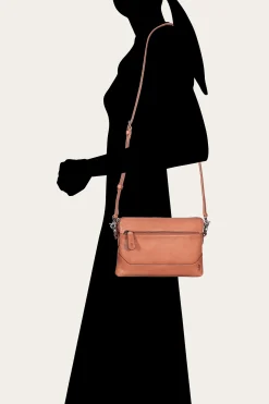 Frye Melissa Crossbody Wristlet APRICOT