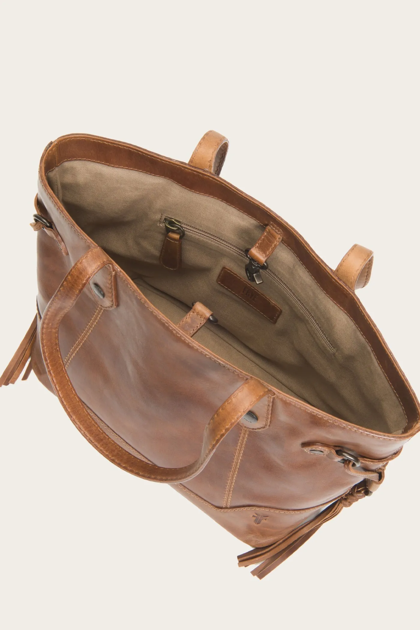 Frye Melissa Carryall Cognac