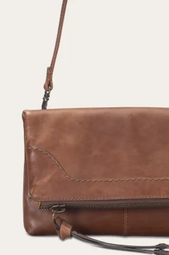 Frye Melissa Crossbody Clutch Cognac