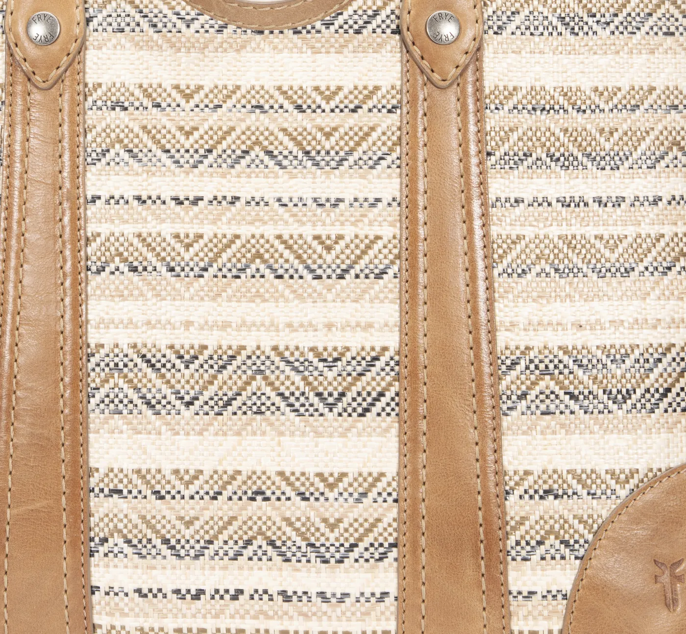 Sale Frye Melissa Straw Shopper Beige