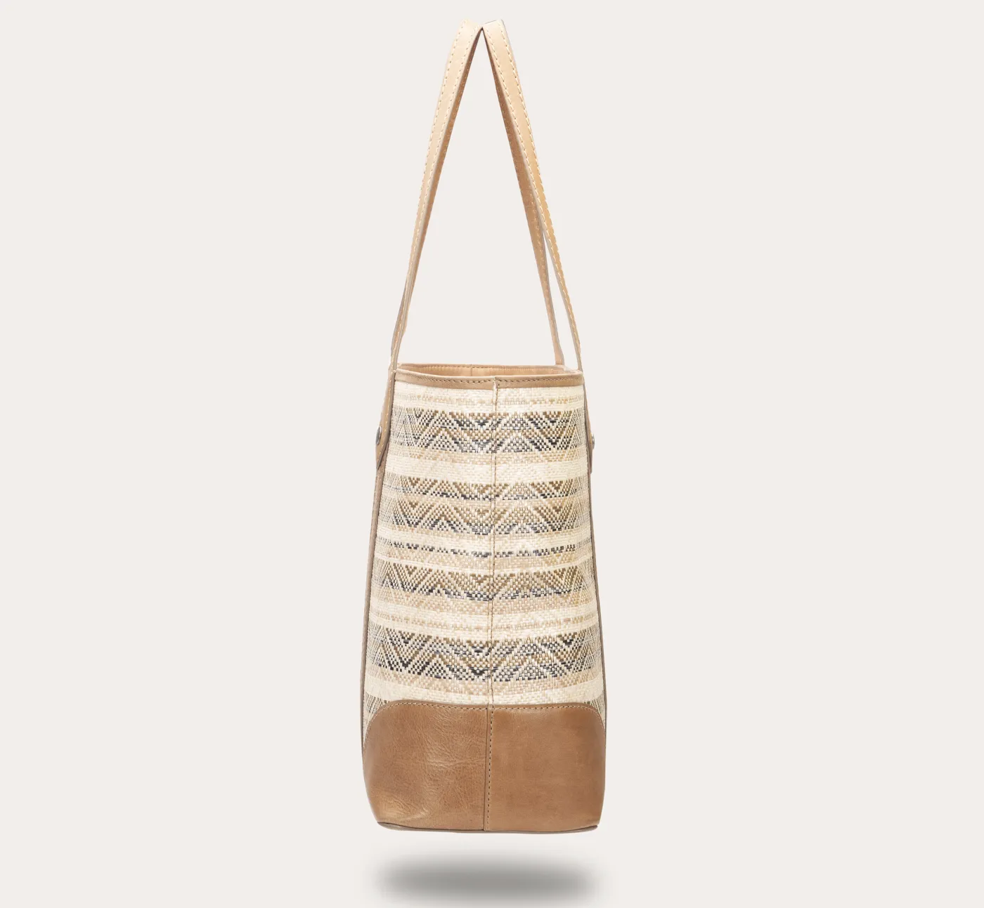 Sale Frye Melissa Straw Shopper Beige