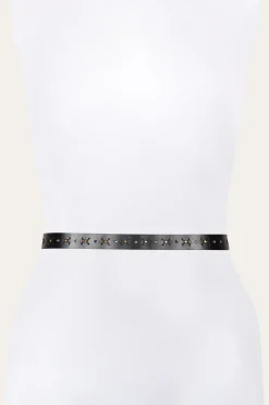 New Frye 25MM Beaded Perf Belt