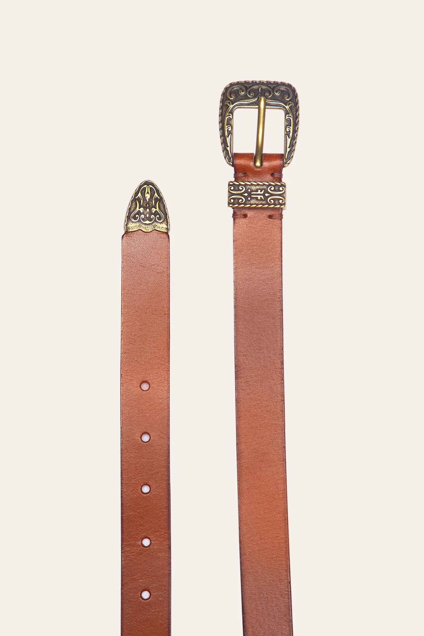 Discount Frye 25MM Logo Western Belt