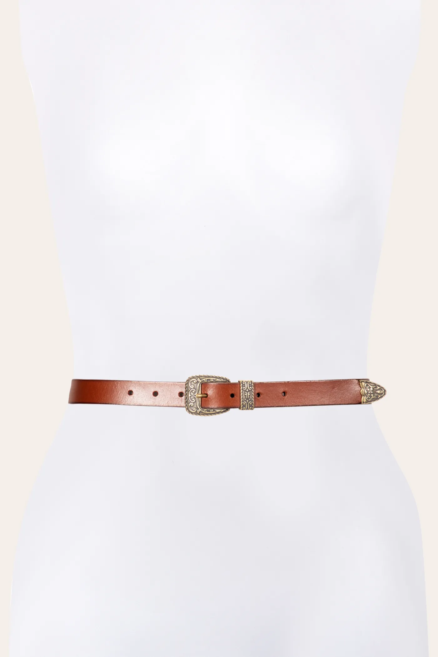 Discount Frye 25MM Logo Western Belt