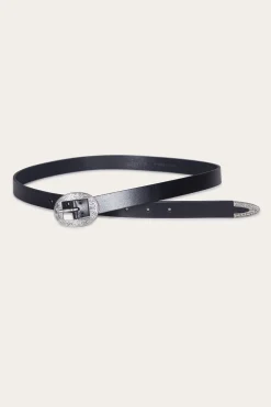Sale Frye 21mm Logo Western Center Bar Belt