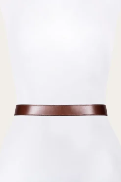 Sale Frye 35mm Stitched Edge Belt With Shaped Keeper