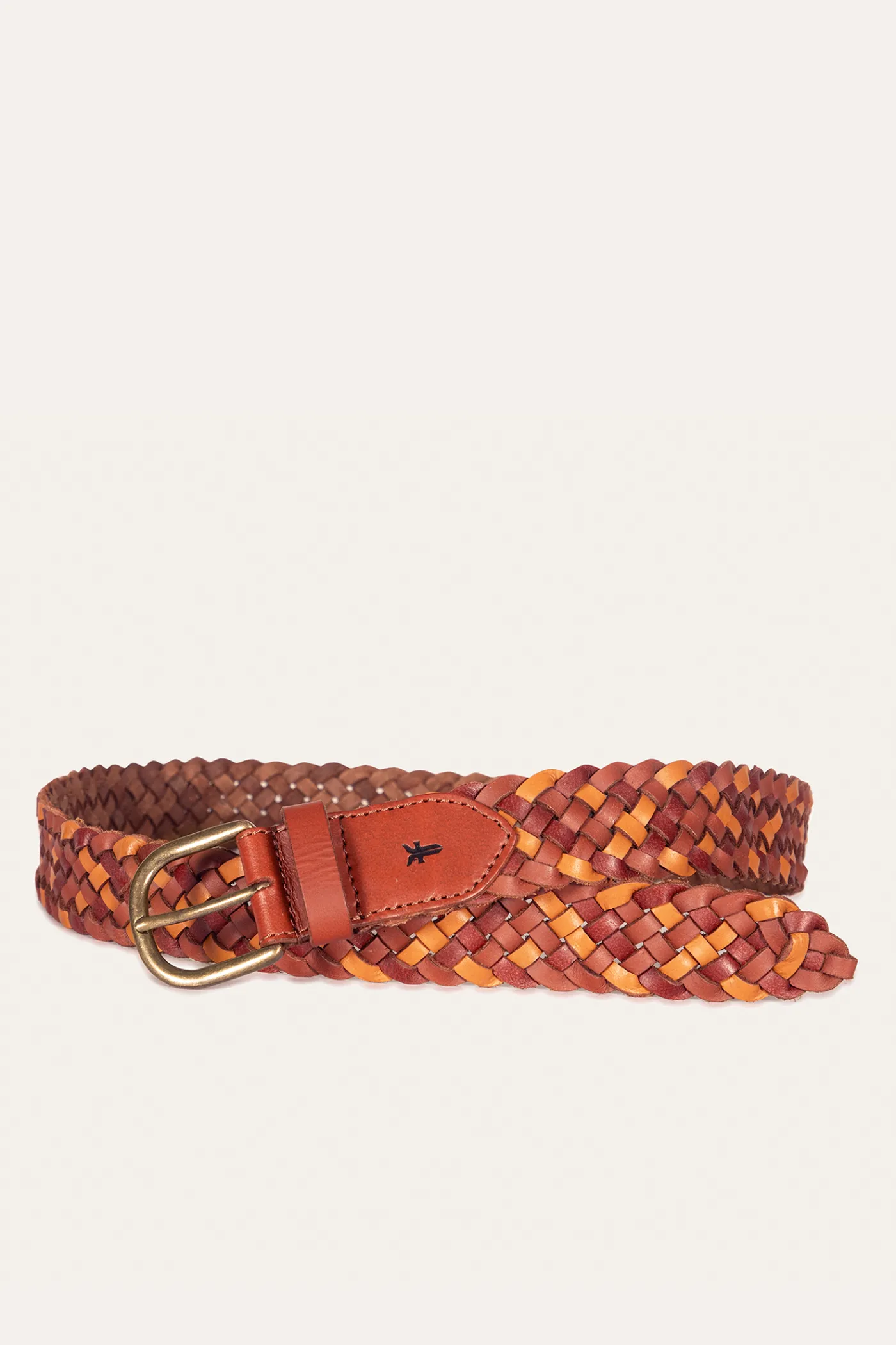 Frye 35MM Tonal Woven Leather Belt