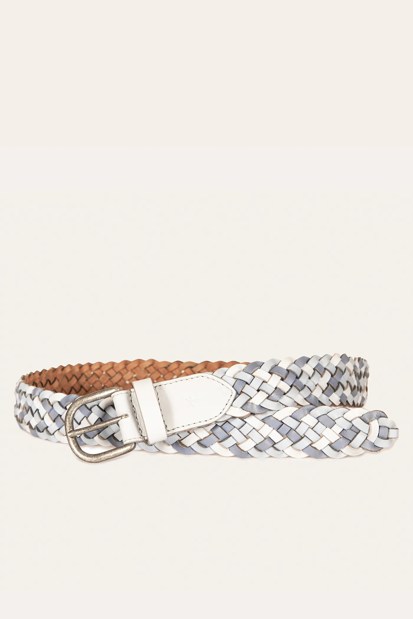 Frye 35MM Tonal Woven Leather Belt