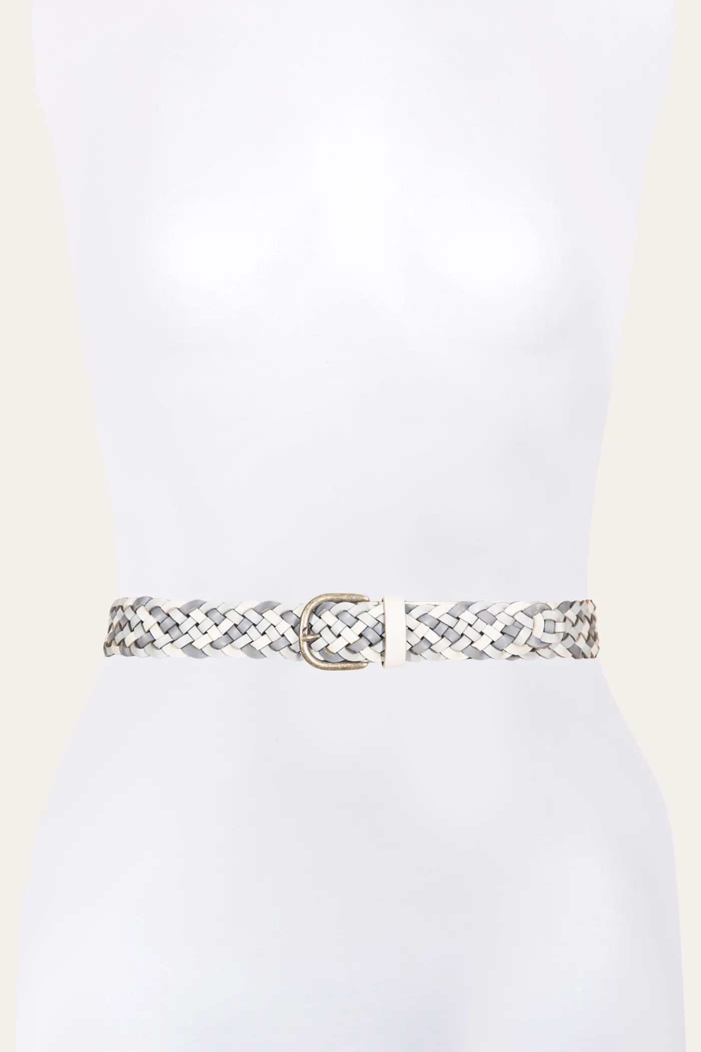 Frye 35MM Tonal Woven Leather Belt