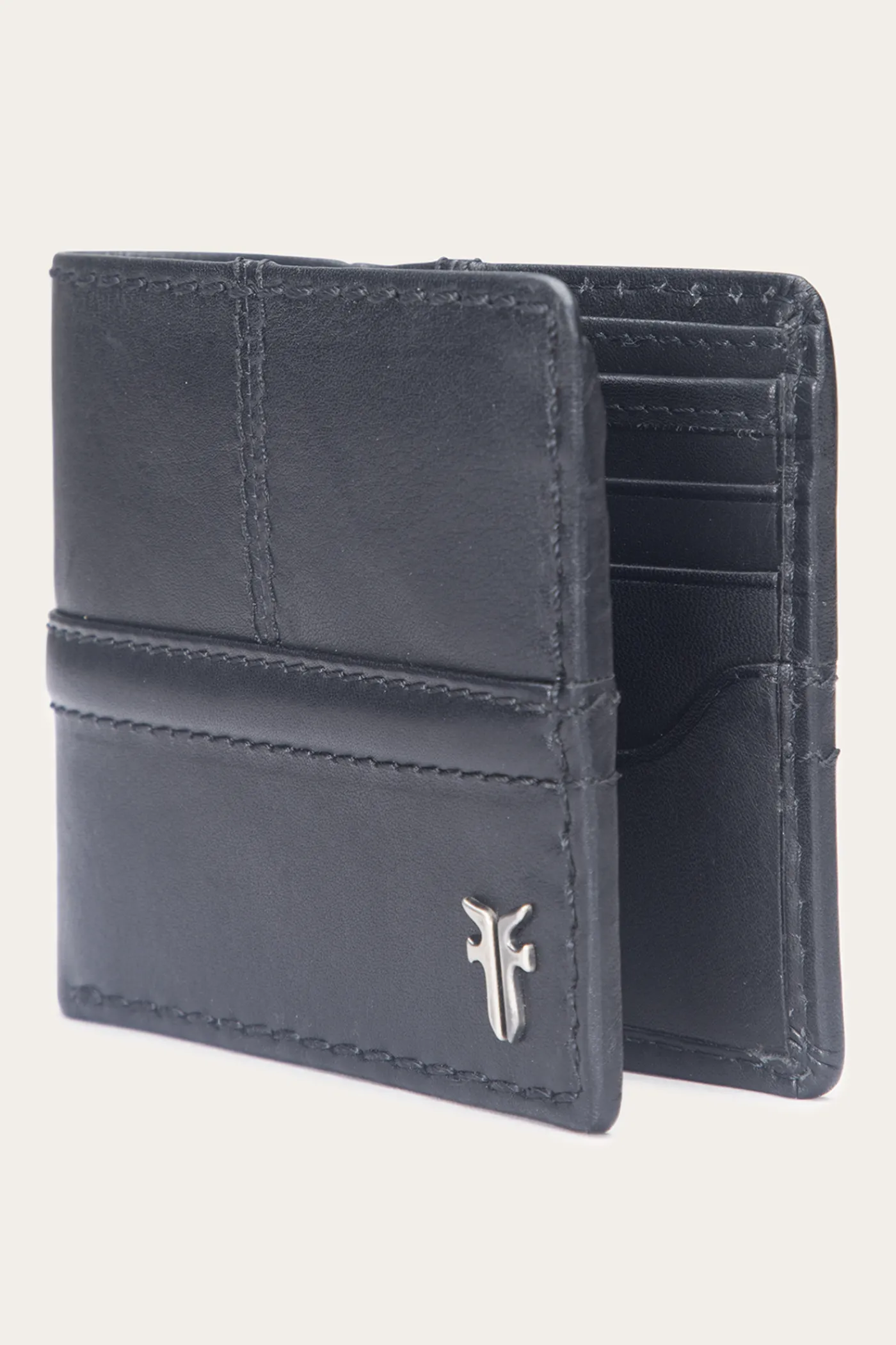 Clearance Frye Nash Double Billfold Black