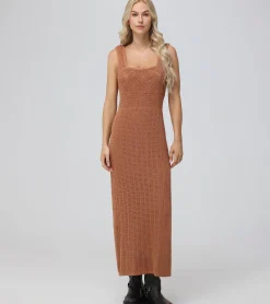 Discount Frye Open Stitch Maxi Sweater Dress