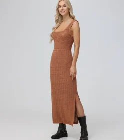 Discount Frye Open Stitch Maxi Sweater Dress