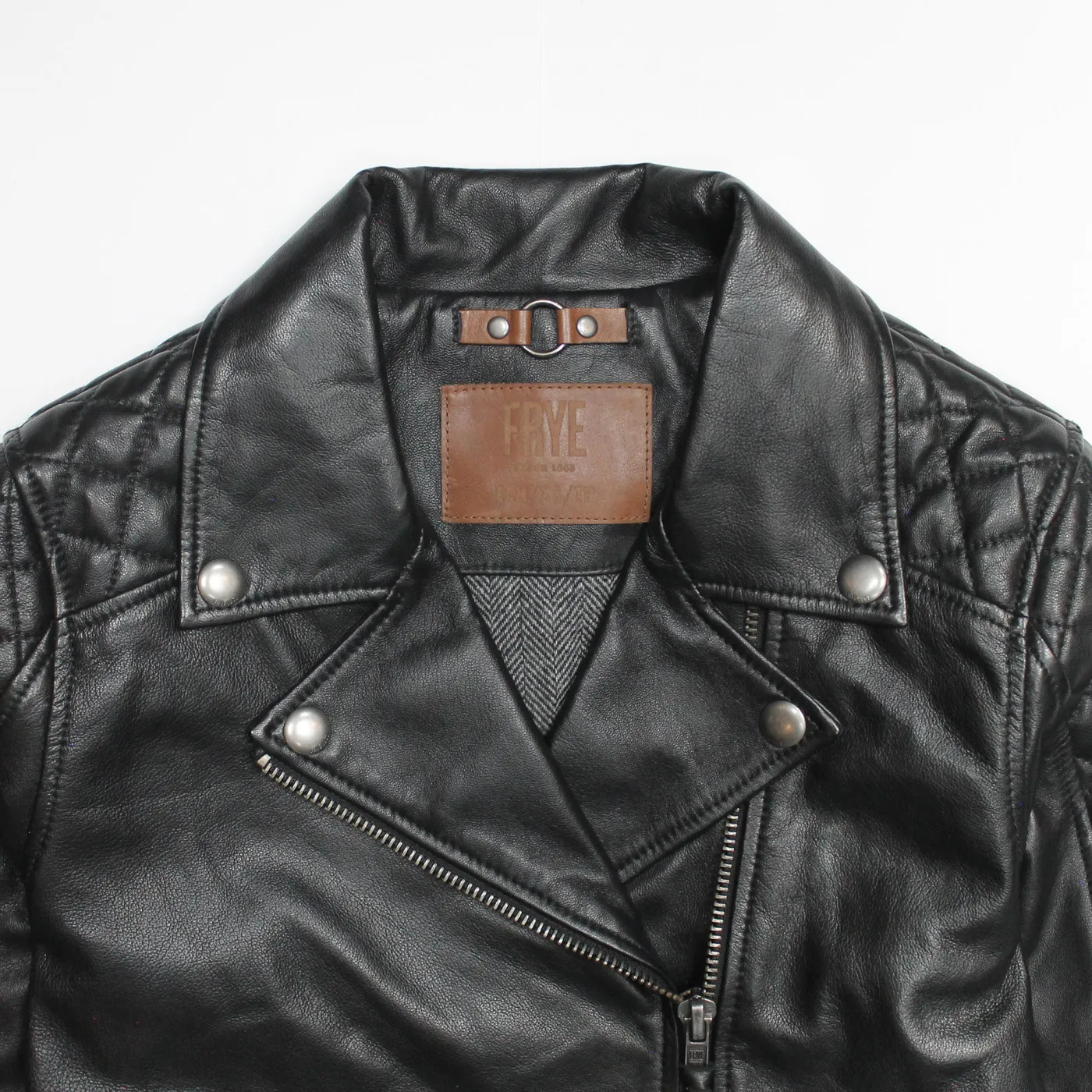 Sale Frye Oxblood Biker Jacket