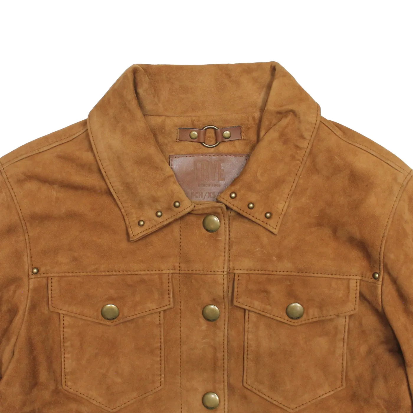 Online Frye Oxblood Fringed Jacket