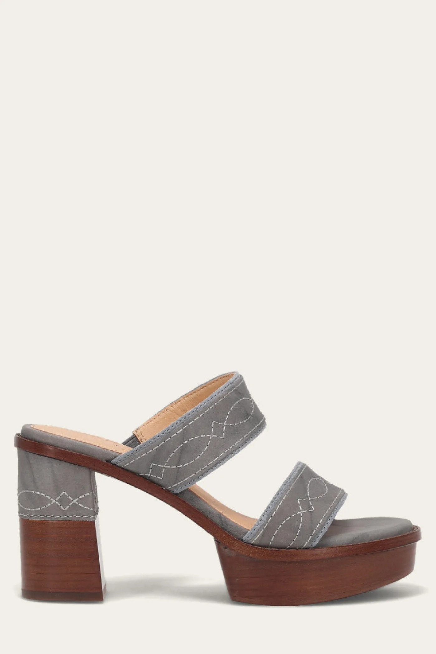 Frye Pipa Woodstock 2 Band Platform Sandal