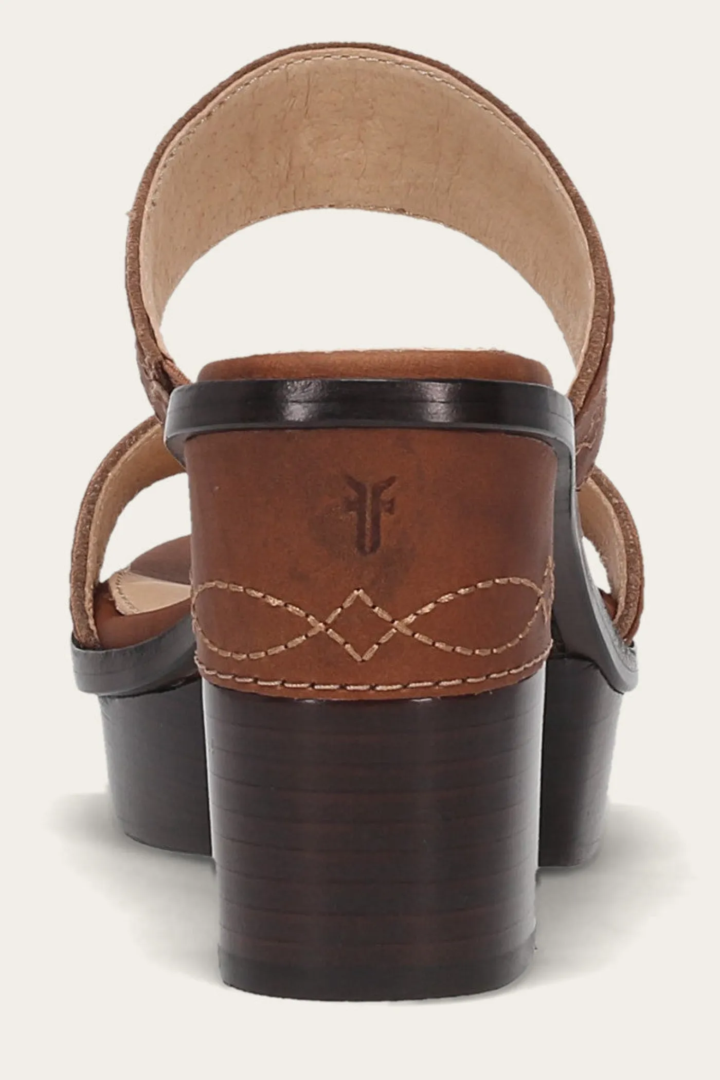 Frye Pipa Woodstock 2 Band Platform Sandal