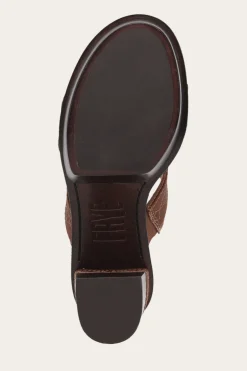 Frye Pipa Woodstock 2 Band Platform Sandal