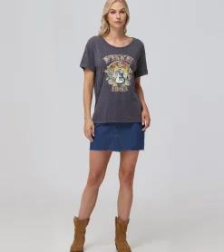 Hot Frye Rolled Cuff Graphic Tee