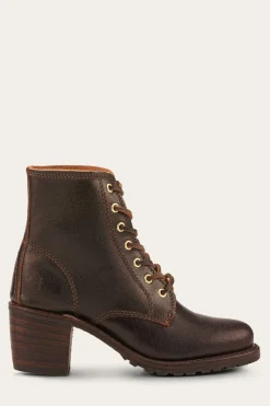 Frye Sabrina 6G Lace Up - 160Th Brown