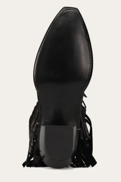 New Frye Sacha Short Fringe Bootie