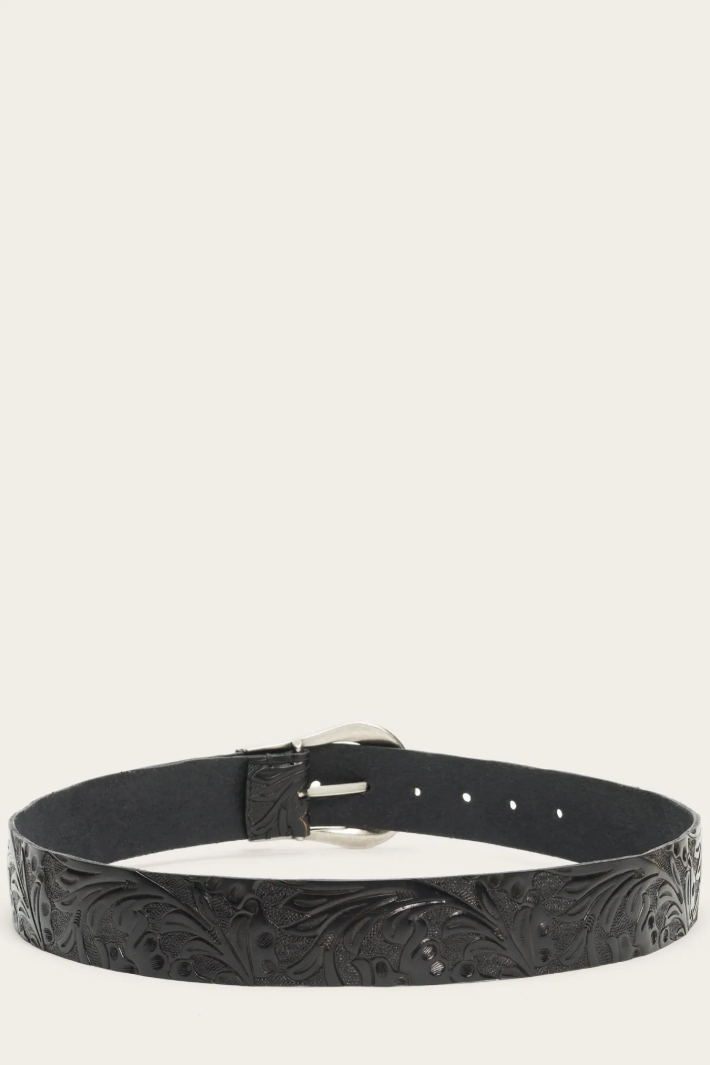 Sale Frye Tooling Belt With Wrapped Keeper Black